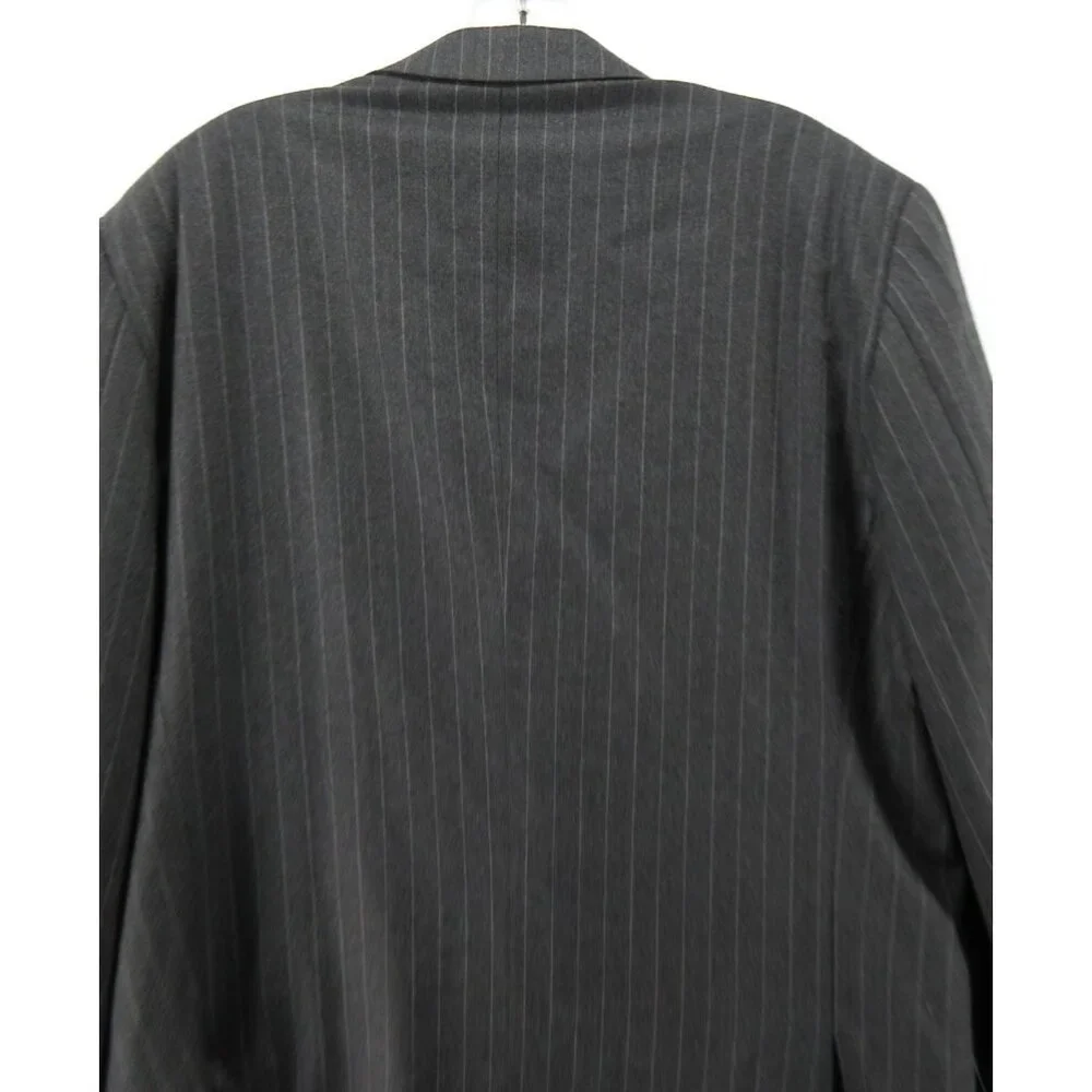 Charles Tyrwhitt Sport Coat 44 L Blazer Wool Pinstripe Jacket Slim Fit